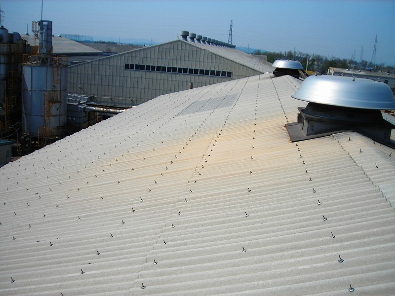 工場屋根/復興後