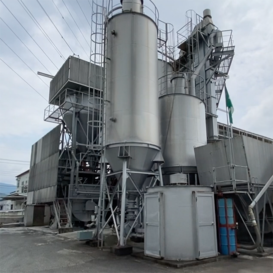 波型スレート製造工場